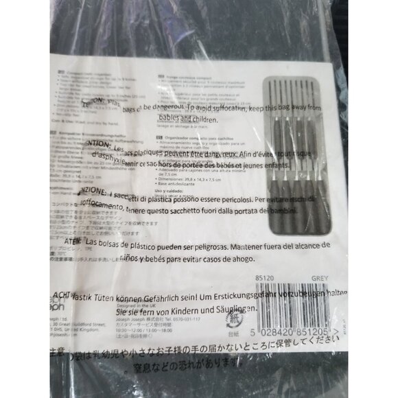 Joseph Joseph 85120 DrawerStore Kitchen Drawer Organizer Tray for Knives Knife B - Picture 4 of 6